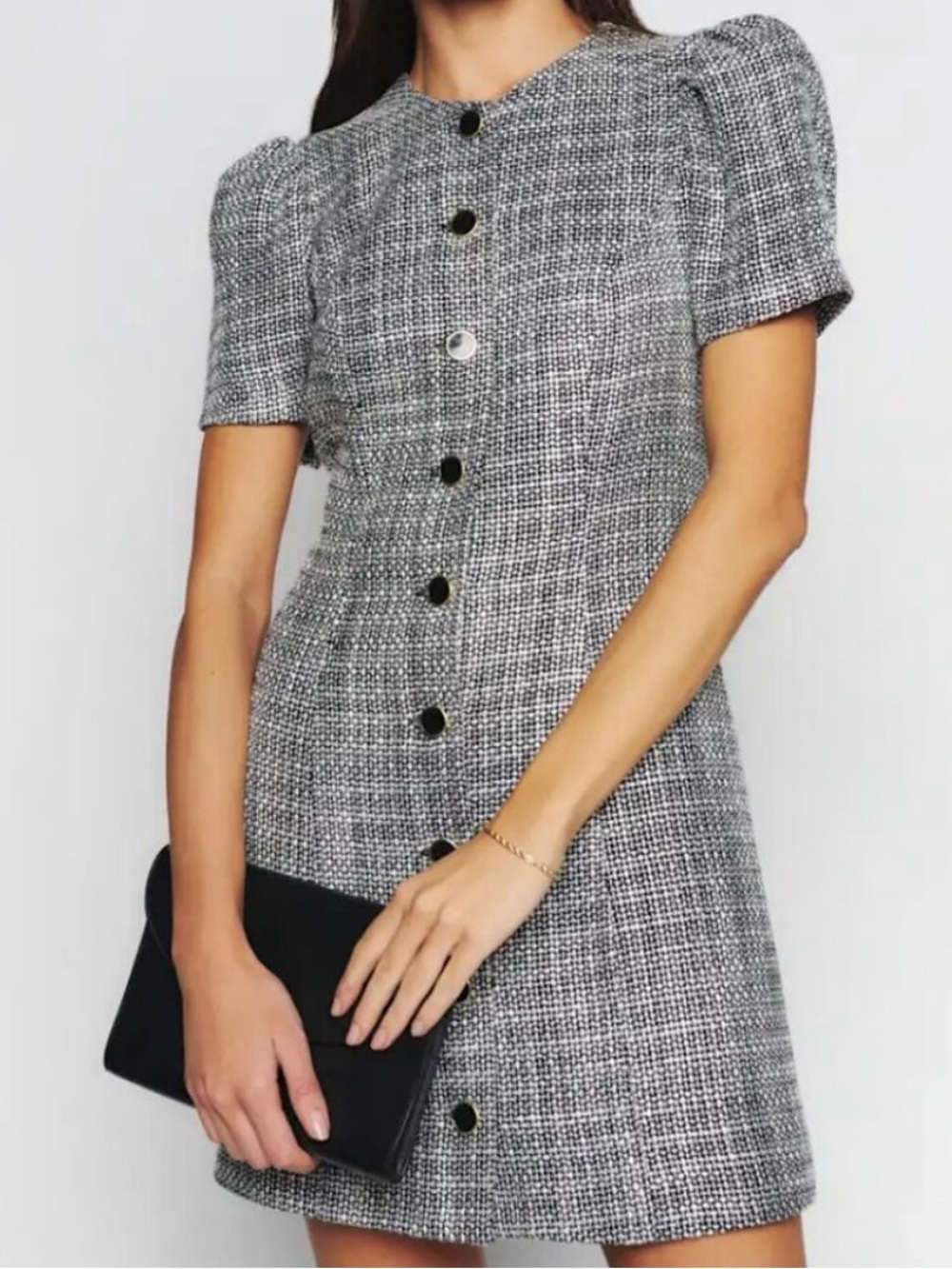 Reformation Olivette Tweed Dress
